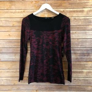 Tart Miranda Cutout Racerback Long Sleeve Top Size XS NWT